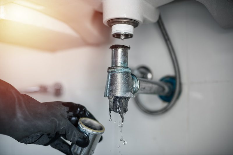 clogged drain